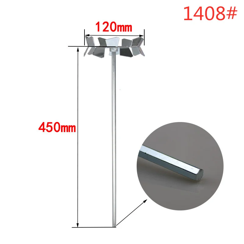 Металлическая мешалка с покрытием 50 см лопасть для покраски бетона осей миксера