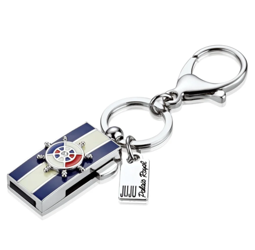 Модный металлический флэш накопитель USB2.0 в морском стиле с логотипом на заказ|USB