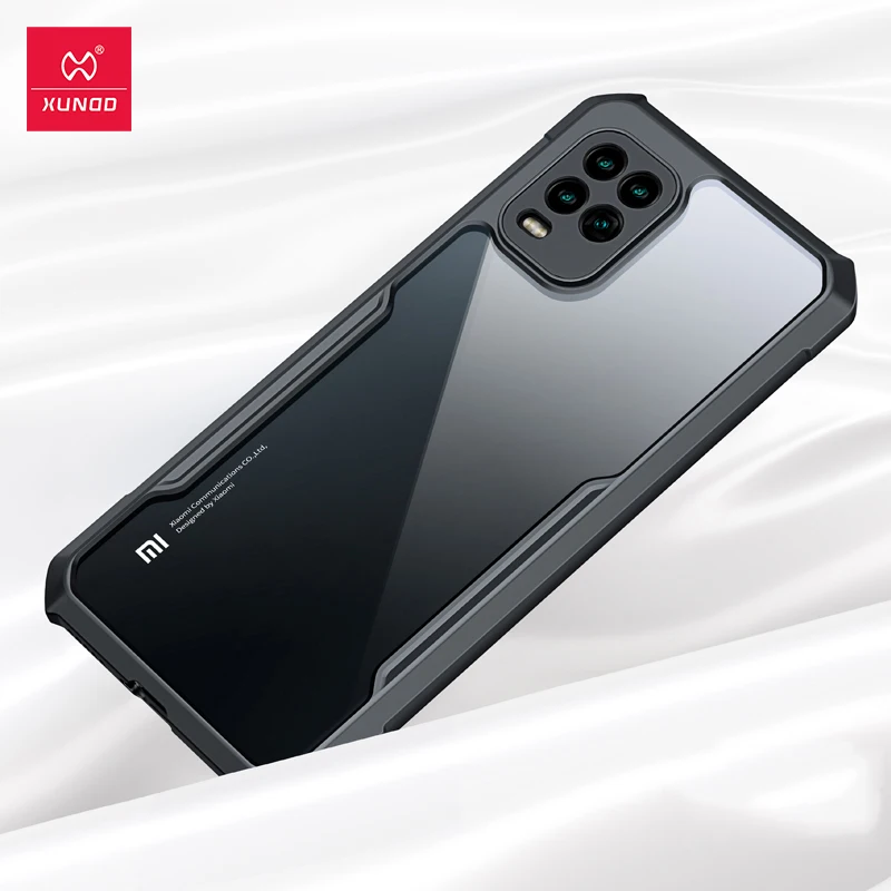 Противоударный прозрачный чехол накладка с кольцом для Mi10 Mi 11 Lite|Бамперы| |