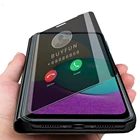 Умный зеркальный флип-чехол для телефона samsung galaxy a02 a 02 02a SM-A022FDS 6,5 дюйма с откидной подставкой, чехол-бампер для samsung a02, чехол