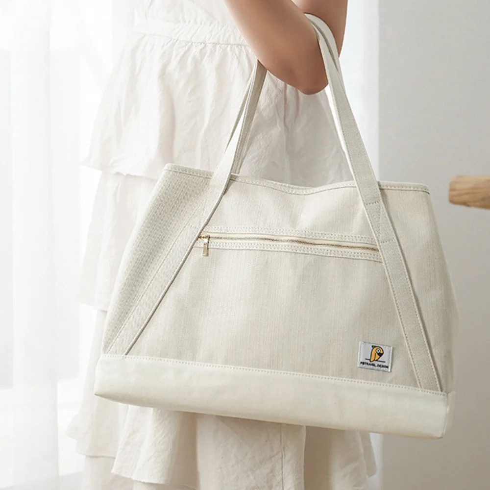 

1Pc Mommy Storage Bag Portable Nappy Bag Organizer Storage Container (Beige)