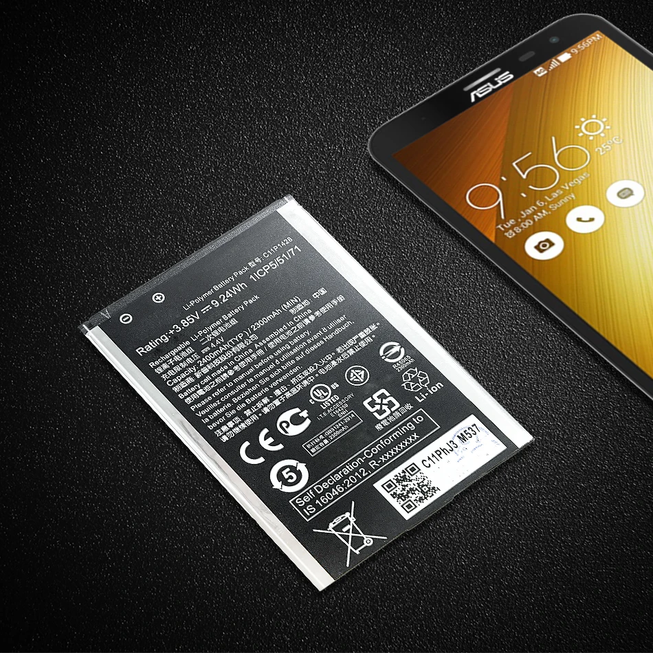 Аккумулятор высокой емкости для ASUS C11P1428 батарея телефона ZenFone2 Laser 5 дюймов ZE500KL