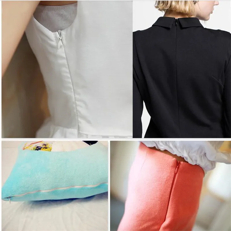 Невидимые молнии белые розовые серые 5 шт. длина 3 #24 см|Молнии| |