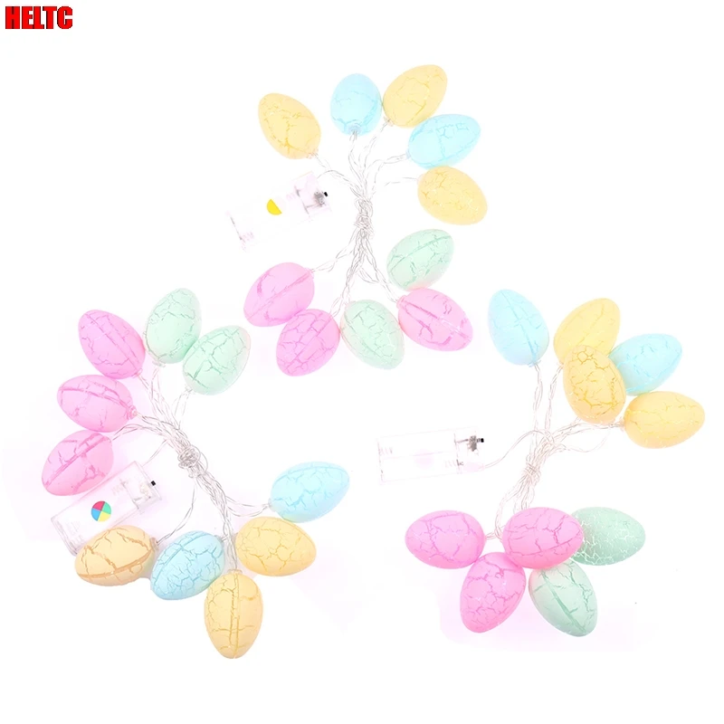 

10 Led Lights Easter Party Decor Home Table Centerpiece Eggs Wooden Craft