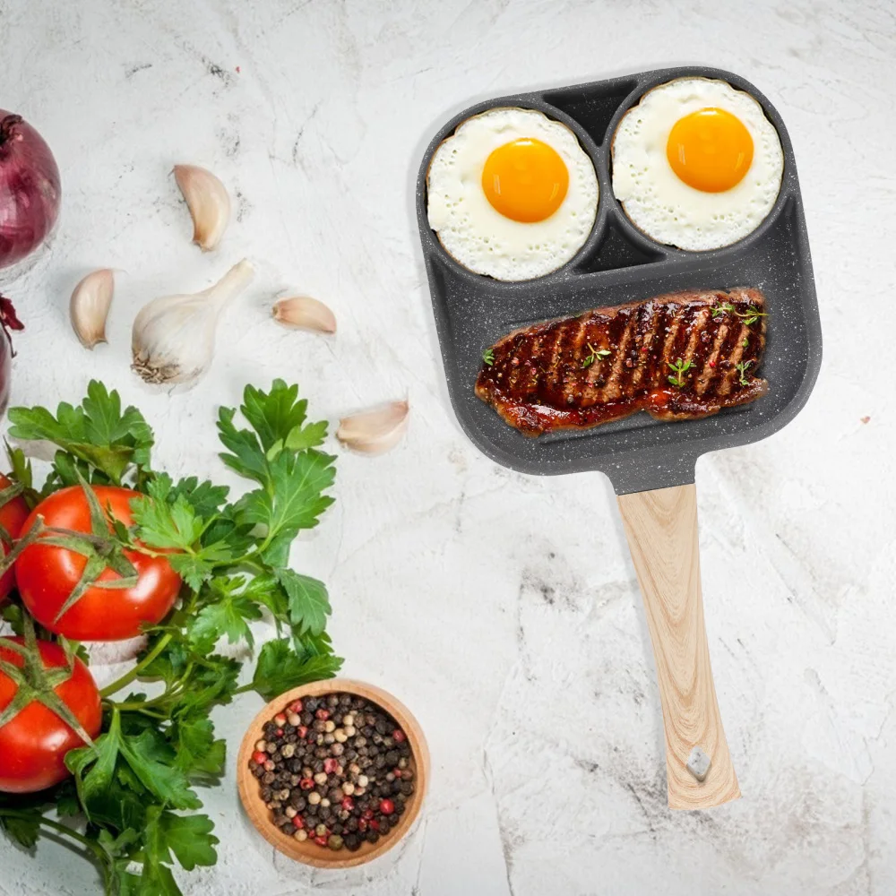 

1pc Non Stick Omelet Pan Egg Frying Pot Breakfast Skillet Pan with Handle