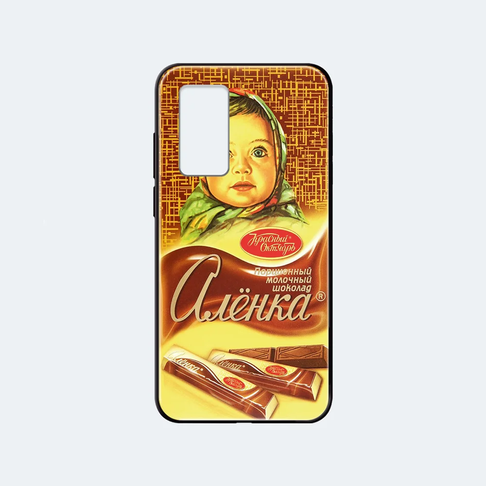 

alenka bar wonka chocolate Phone case cover hull For Huawei nova P Y 2 3 6 7 8 9 10 20 30 I Smart Plus Z Lite Pro II black