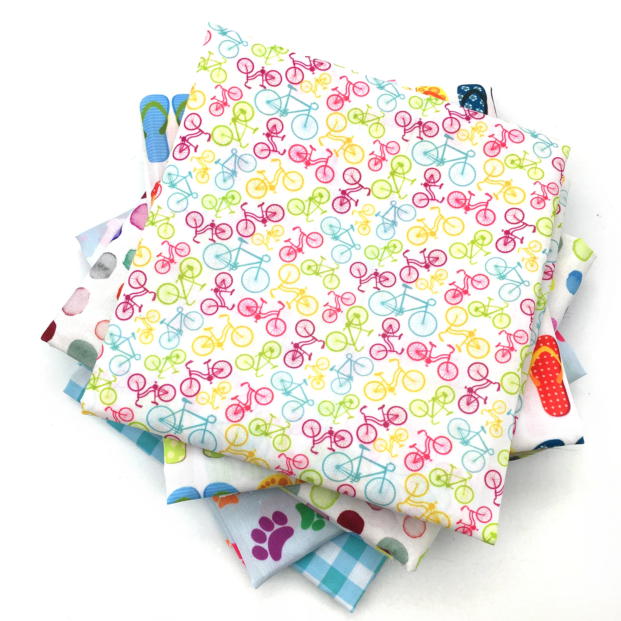Велосипедная Полиэстеровая хлопчатобумажная ткань для шитья стеганое одеяло