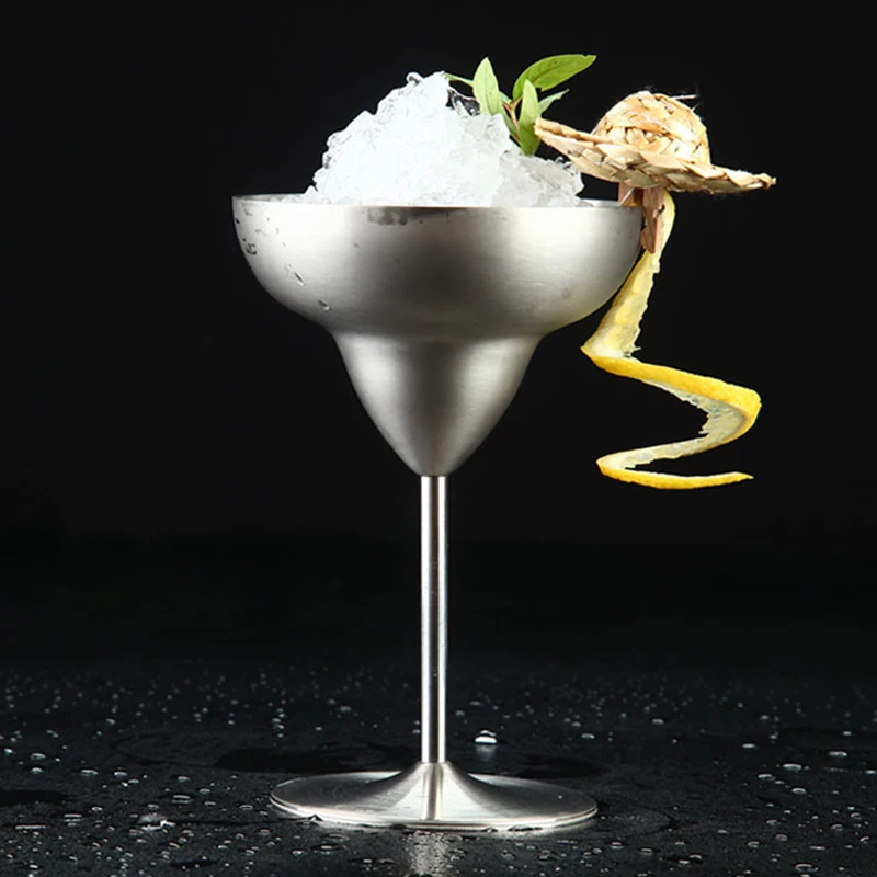 Металлический бокал для вина из нержавеющей стали 1 шт. бокалы Маргариты