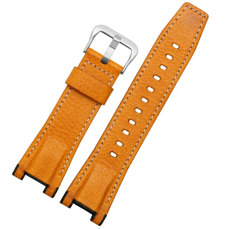 26x14mm Watch Accessories Band FOR Casio GST-W120L / S120 / W130L / S100 / S110 watch bracelet Nylon & Leather Watch Strap Belt