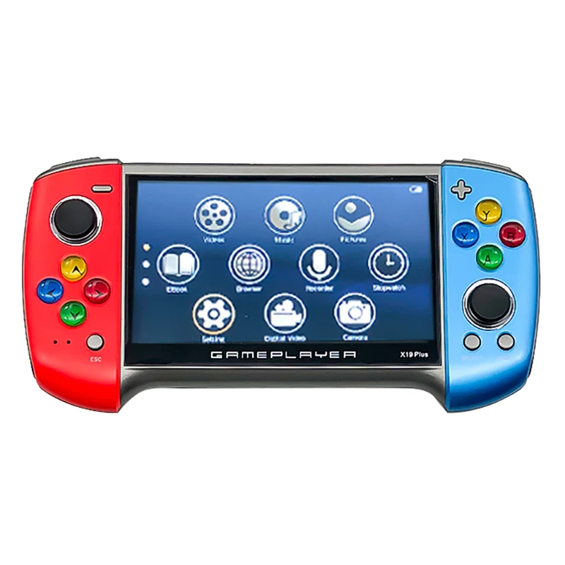 

Video Game Console X19 PLUS 1000+ Games Retro Video Game Console 5.1 Inch Portable HD Screen Game Console