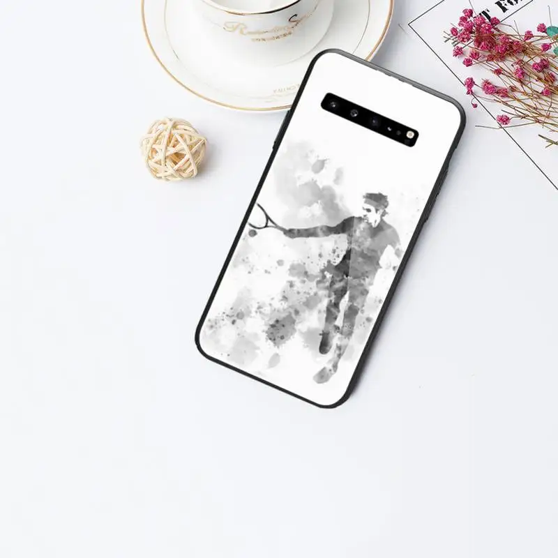 

0 Tennis Roger Federer RF Phone Case Tempered Glass For Samsung S6 7 8 9 10 20 Plus Ultra Note8 9 10 10pro