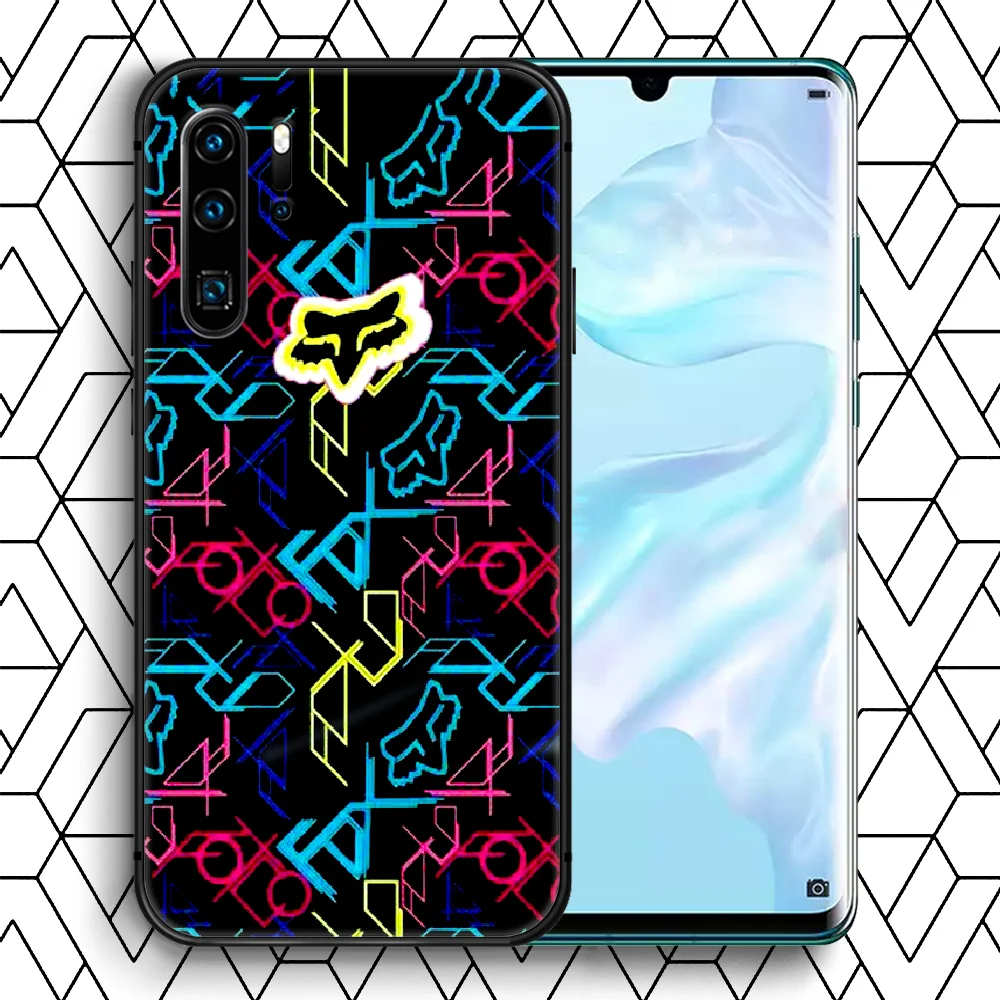 

Motorcycle Logo Fox Phone Case For Huawei P Mate 10 20 30 40 Lite Pro Smart Z 2019 Nova 5t Black Etui Pretty Back Painting Coque