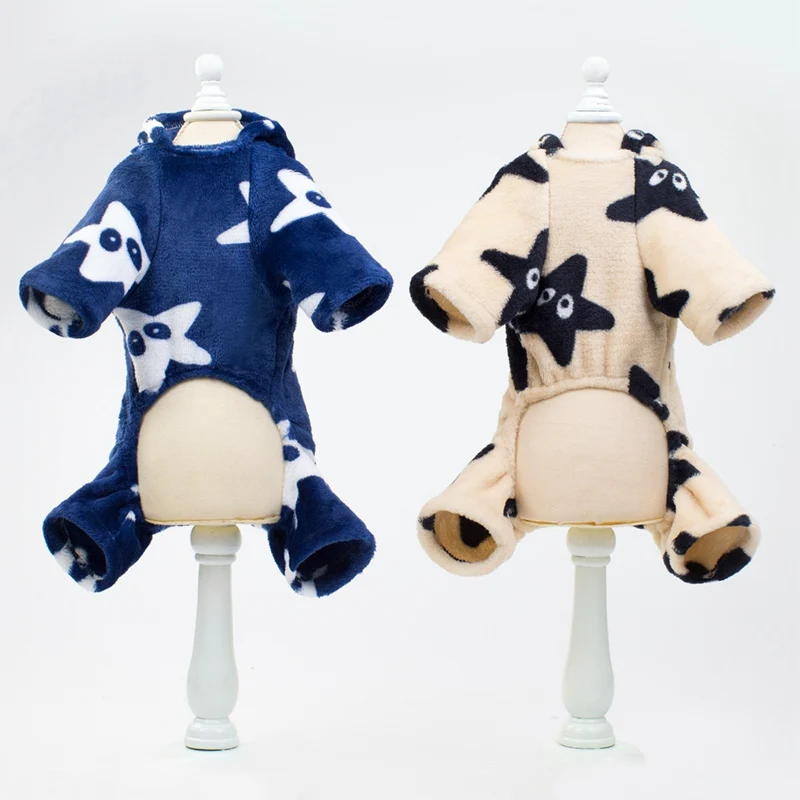 Комбинезон для собак зимняя одежда милый костюм маленькой собачки комбинезоны