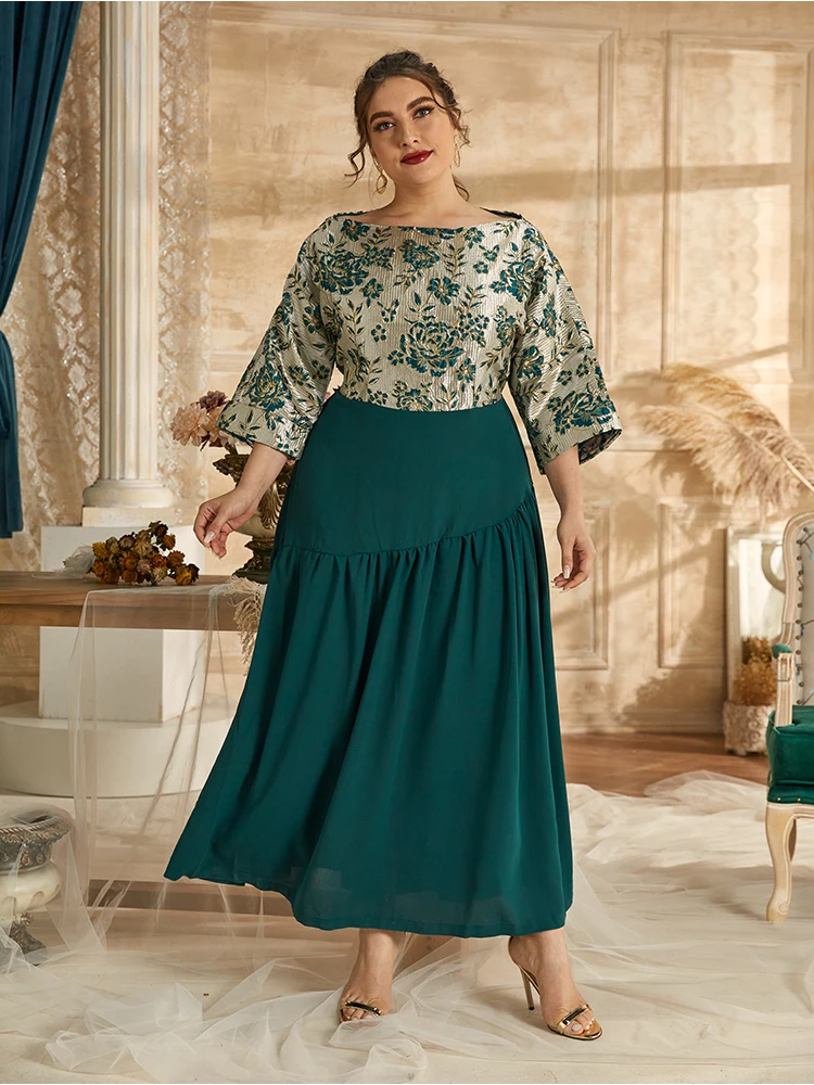 2021 Abaya длинные весенние женские платья с рюшами для девушек Большие размеры