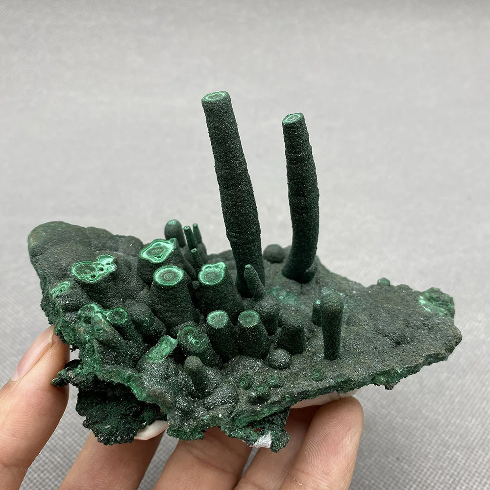 

Natural columnar malachite is a very rare collection