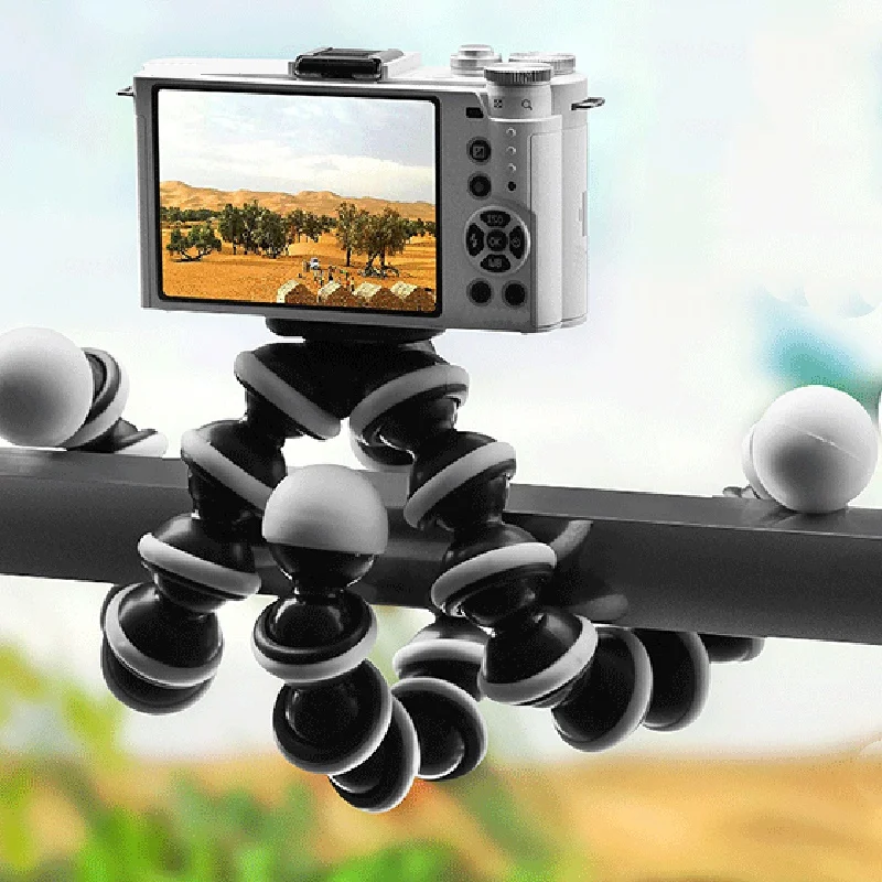Mobile Phone Holder Portable Desktop Mini Tripod SLR Camera Photography Small Camcorder Mobilephone Tabletop Stand | Электроника