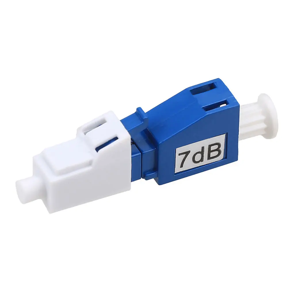 

Fiber Optic Attenuator Connector SC/UPC Male to Female Fixed Single Mode Optical Fiber Adapter 7dB for FTTH