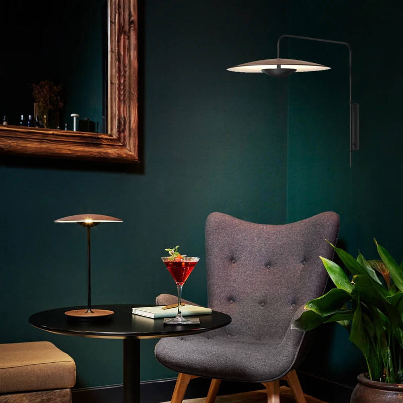 Современная металлическая трубчатая настенная Светодиодная лампа