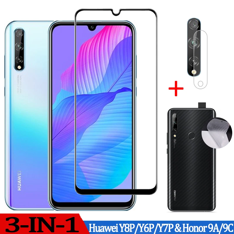 

Front + Back Film for Huawei Y6P Y7P Y8P Camera Glass Honor9A/9C Huawei-Y7P Tempered Glass Screen Protector Honor 9 C Huawei Y8P