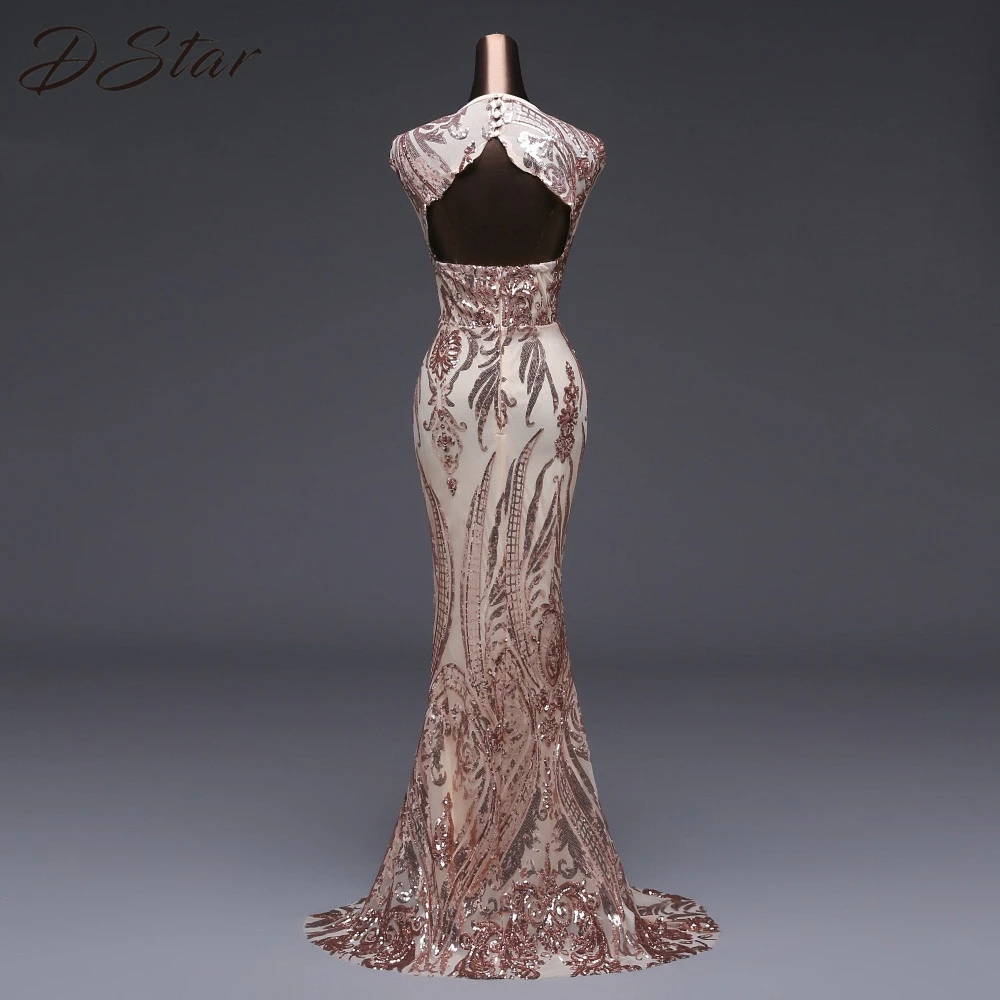 Стиль элегантное платье с пайетками vestido de festa сексуальное платье с открытой спиной длинное вечернее платье 088-4