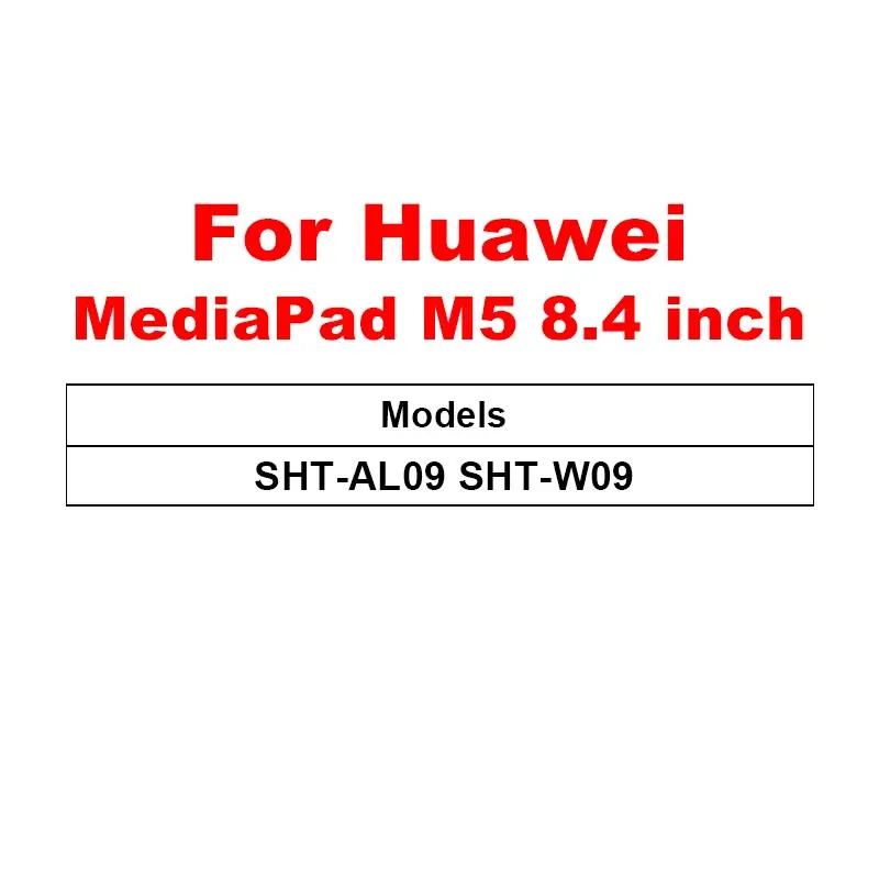 for Huawei M5 8.4 Закаленное стекло для huawei MediaPad M5 lite 10 Pro M6 10,8 8,4 M3 Lite 10,1 8,0 дюймов Защита экрана для MediaPad T5 T3 1" стекло - Цвет: for Huawei M5 8.4