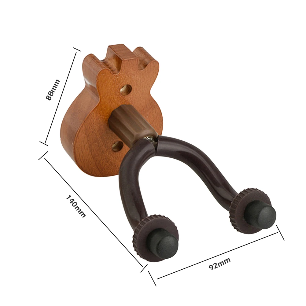 Регулируемая настенная деревянная подставка для гитары бас бани укулеле