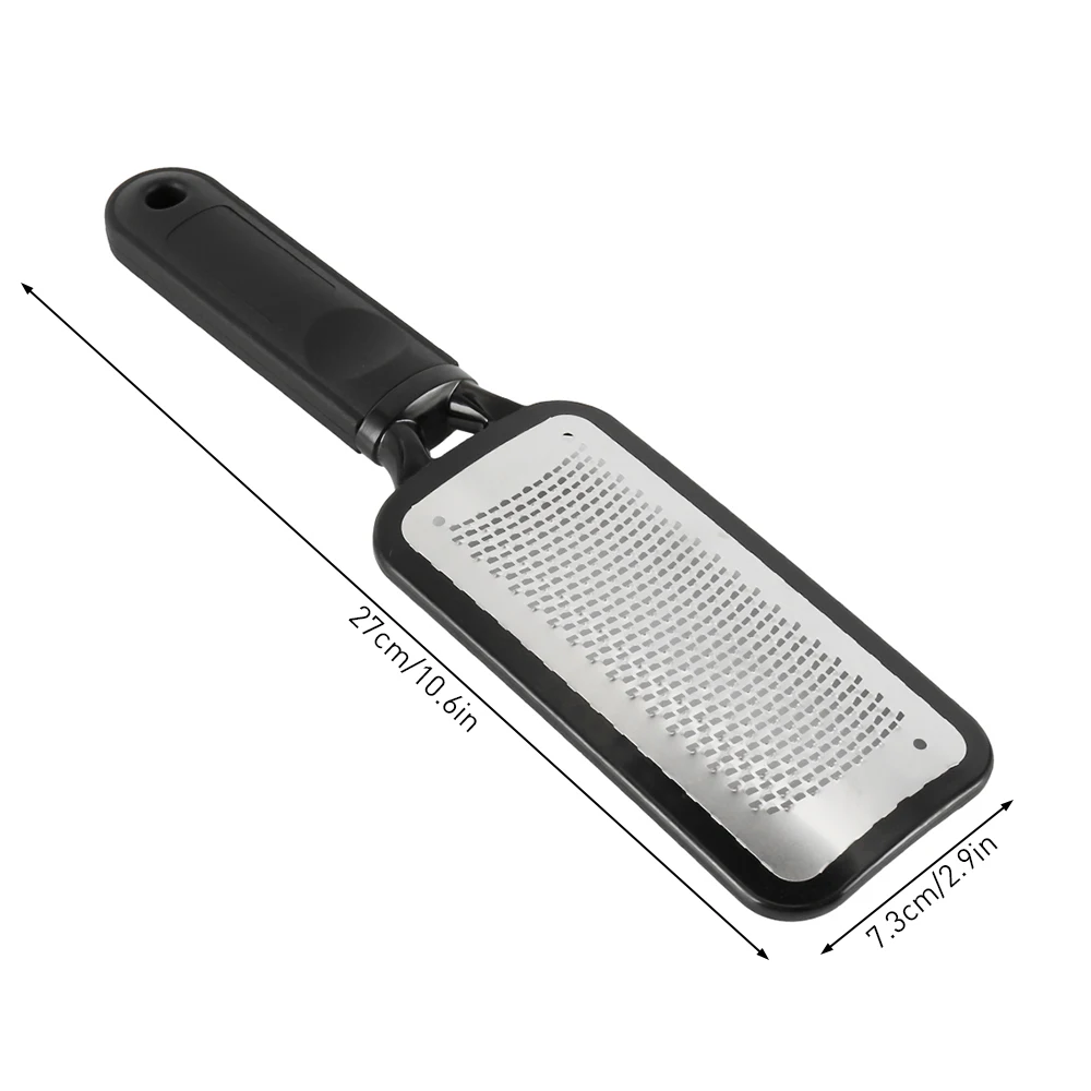 Нержавеющая сталь Двусторонняя лапка для ног пятки пилка удаления твердых