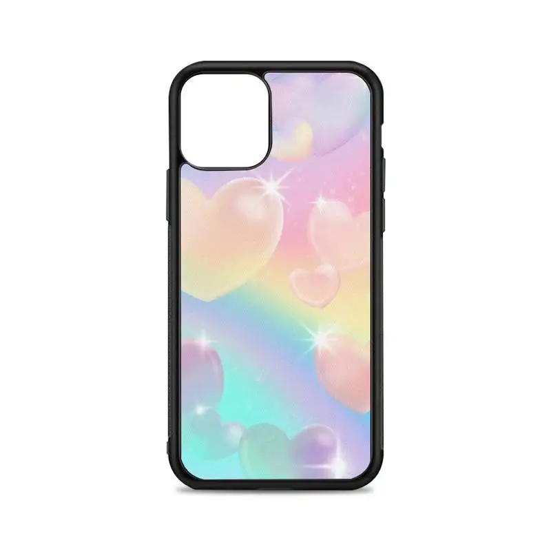 

Heavenly Hearts Phone Case for iPhone 12 mini 11 pro XS Max X XR 6 7 8 plus SE20 High quality TPU silicon and Hard plastic cover