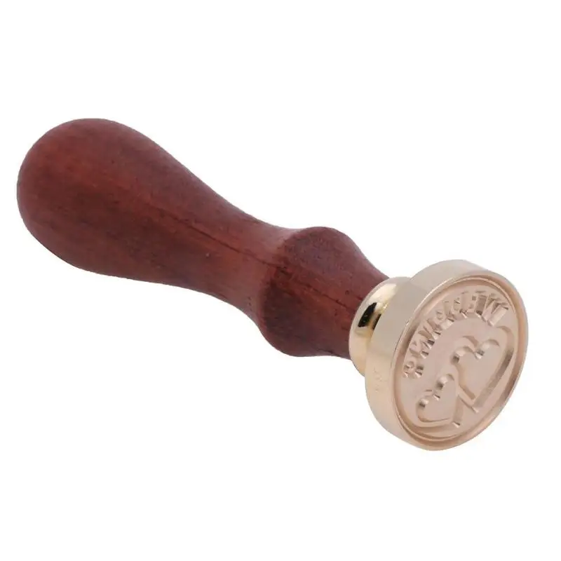 Воск в стиле ретро с деревянной ручкой для запечатывания|Штампики| |