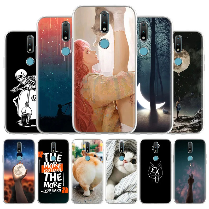

Phone Cover For Nokia 2.4 Case Silicone Soft TPU Cases For Nokia 2.4 Case Fashion Cute Funda For Nokia2.4 2020 6.5'' Coque Bags