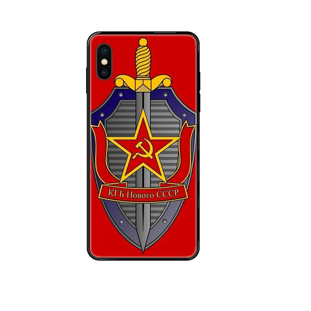 Для iPhone 11 12 Pro Max Plus X XS XR 8 7 6S SE 5 5C 5S 2020 Les best Ussr Kgb Роскошное Качество | Мобильные