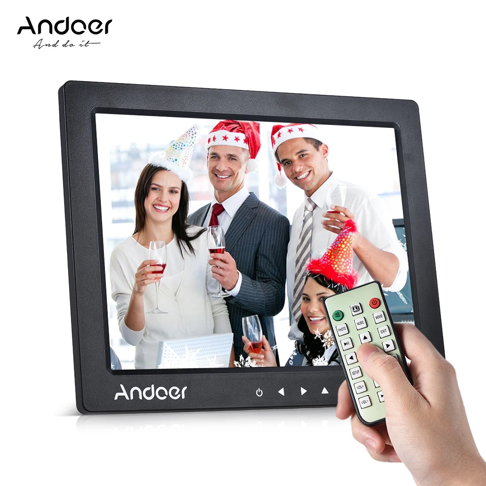 Цифровая HD фоторамка Andoer 10 дюймов настольный альбом с отображением изображений