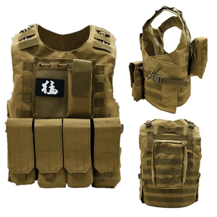 Военный Охотничий Тактический жилет броня для взрослых CS уличное защитное
