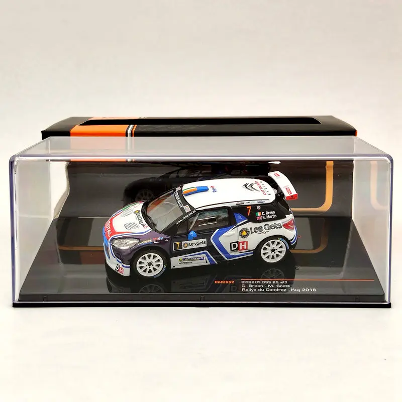 IXO 1:43 для Citroen DS3 R5 #7 Rallye Du Condroz SENG 2016 RAM652 литые модели ограниченный выпуск