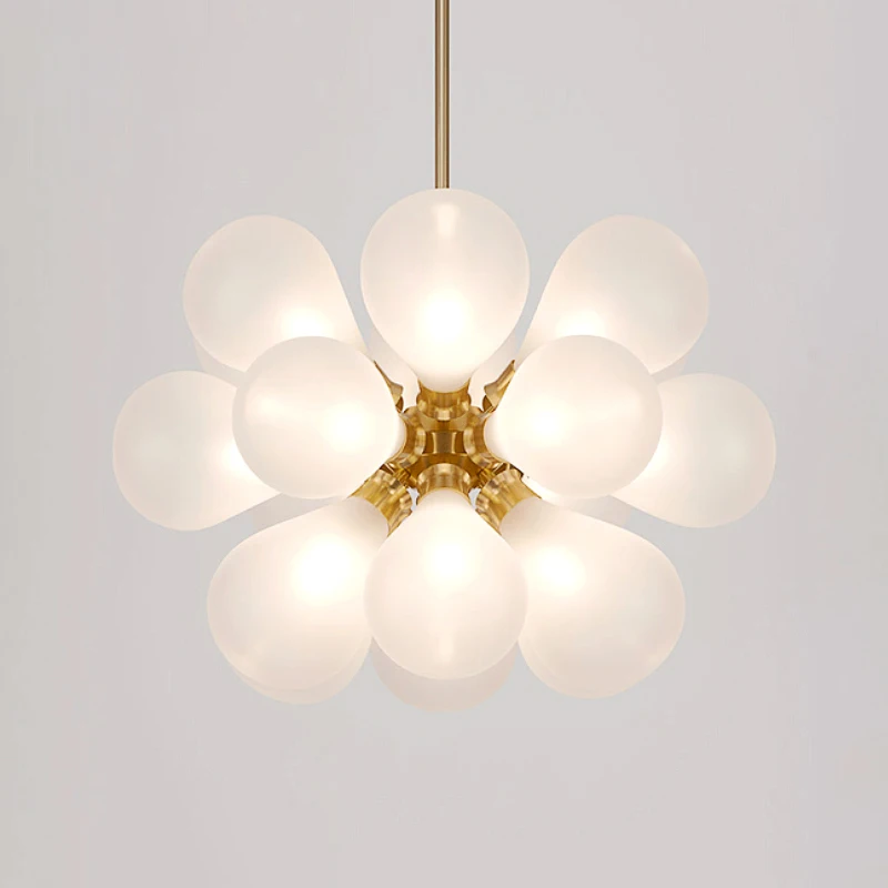 Nordic simple люстра из витражного стекла освещение для детской комнаты гостиной