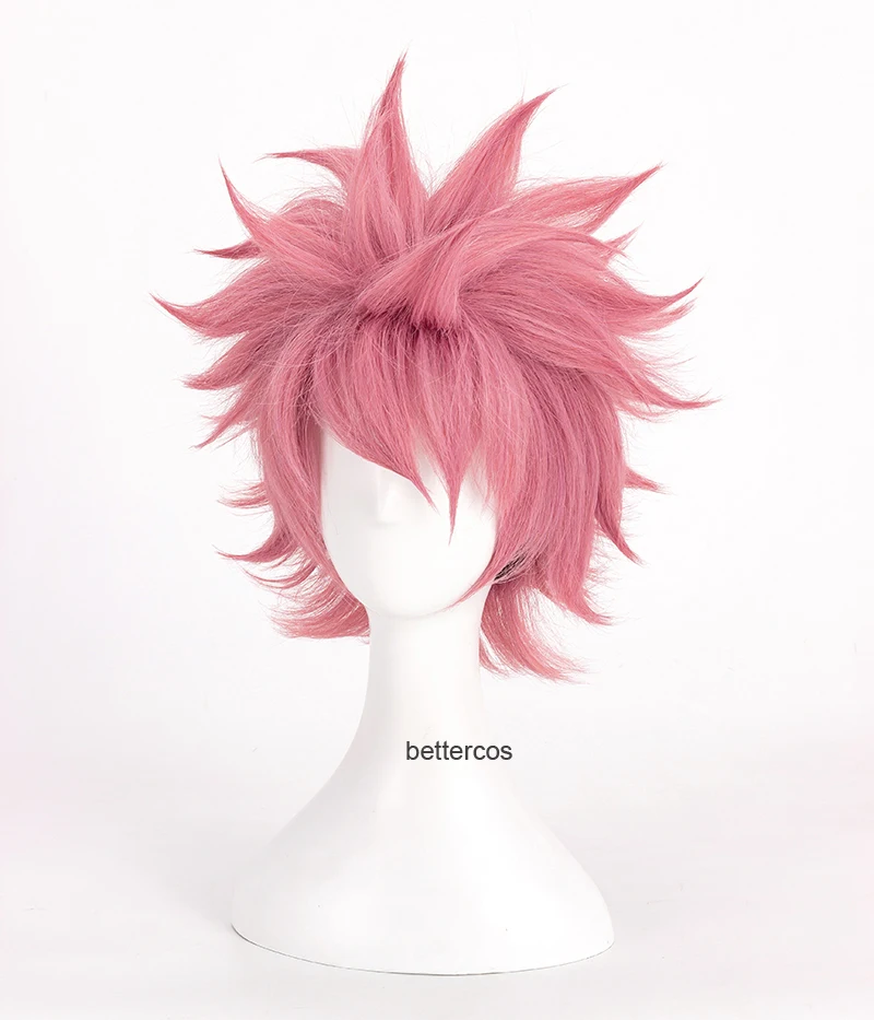 Парик для косплея Сказочный хвост эфириу насу драгнеель Короткие Розовые