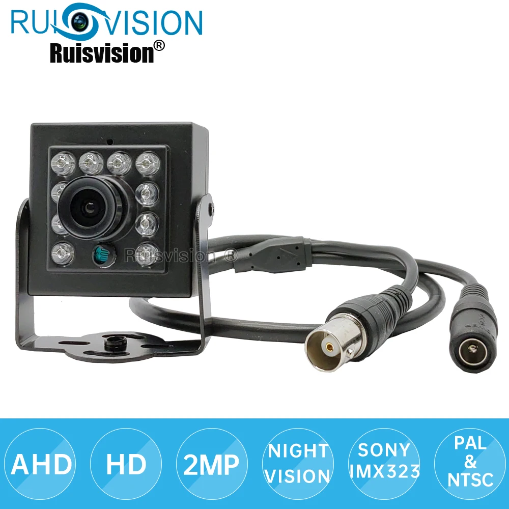 AHD 1080P/5MP мини камера 850NM инфракрасное ночное видение CCTV Внутренняя безопасности
