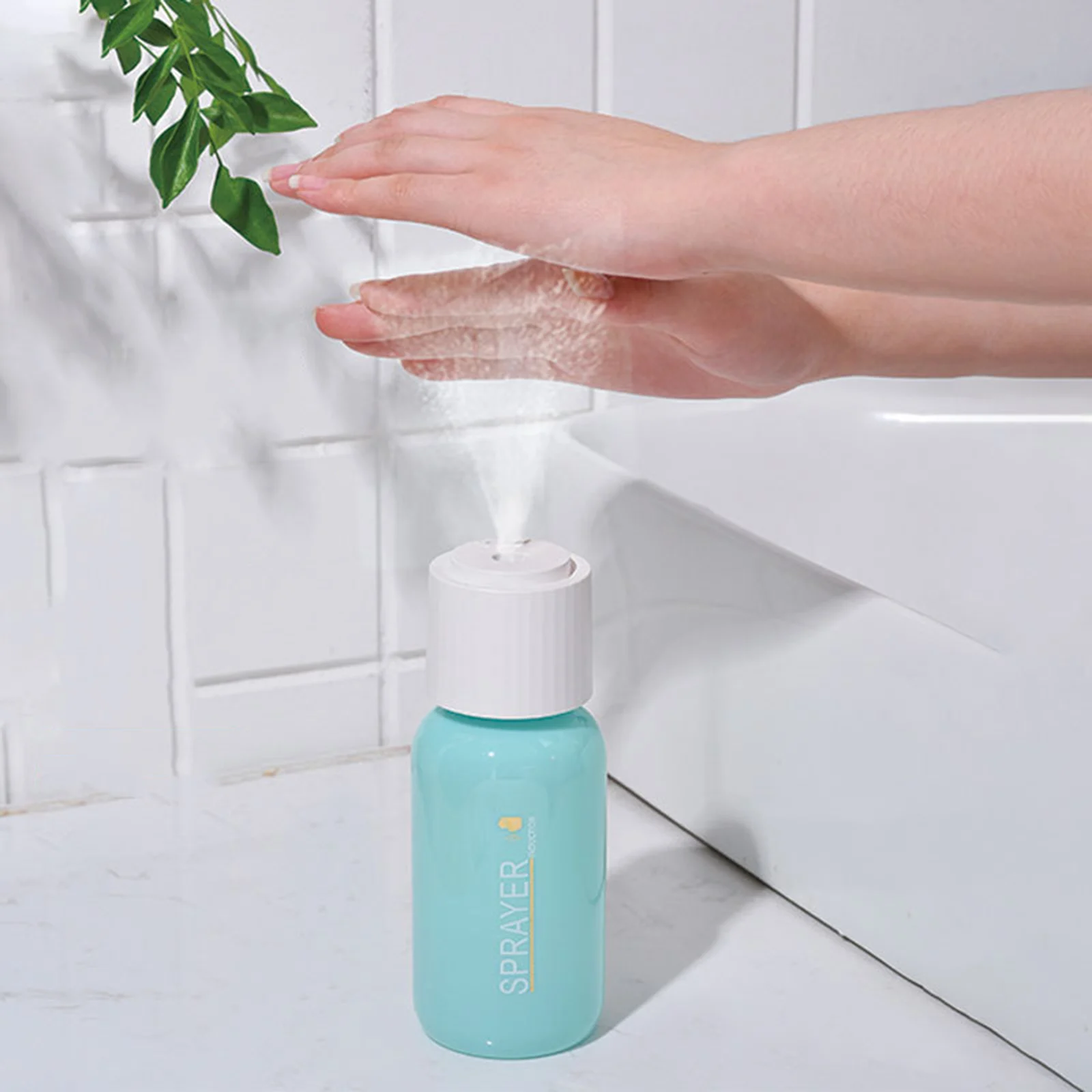 

350ml Automatic Alcohol Disinfection Sprayer Portable IR Induction Hand Sanitizer Dispenser Induction Sprayer for Home Office