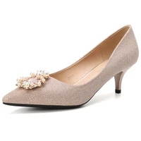 sexy pumps wedding women fetish shoes rhinestones women pumps none woven slip on 5cm thin high heels pointed toe shallow red