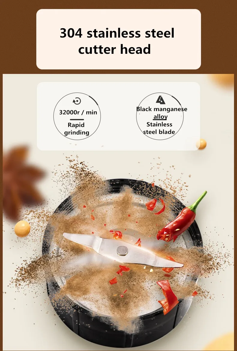 220V электрическая соковыжималка мини многофункциональный Мясорубка