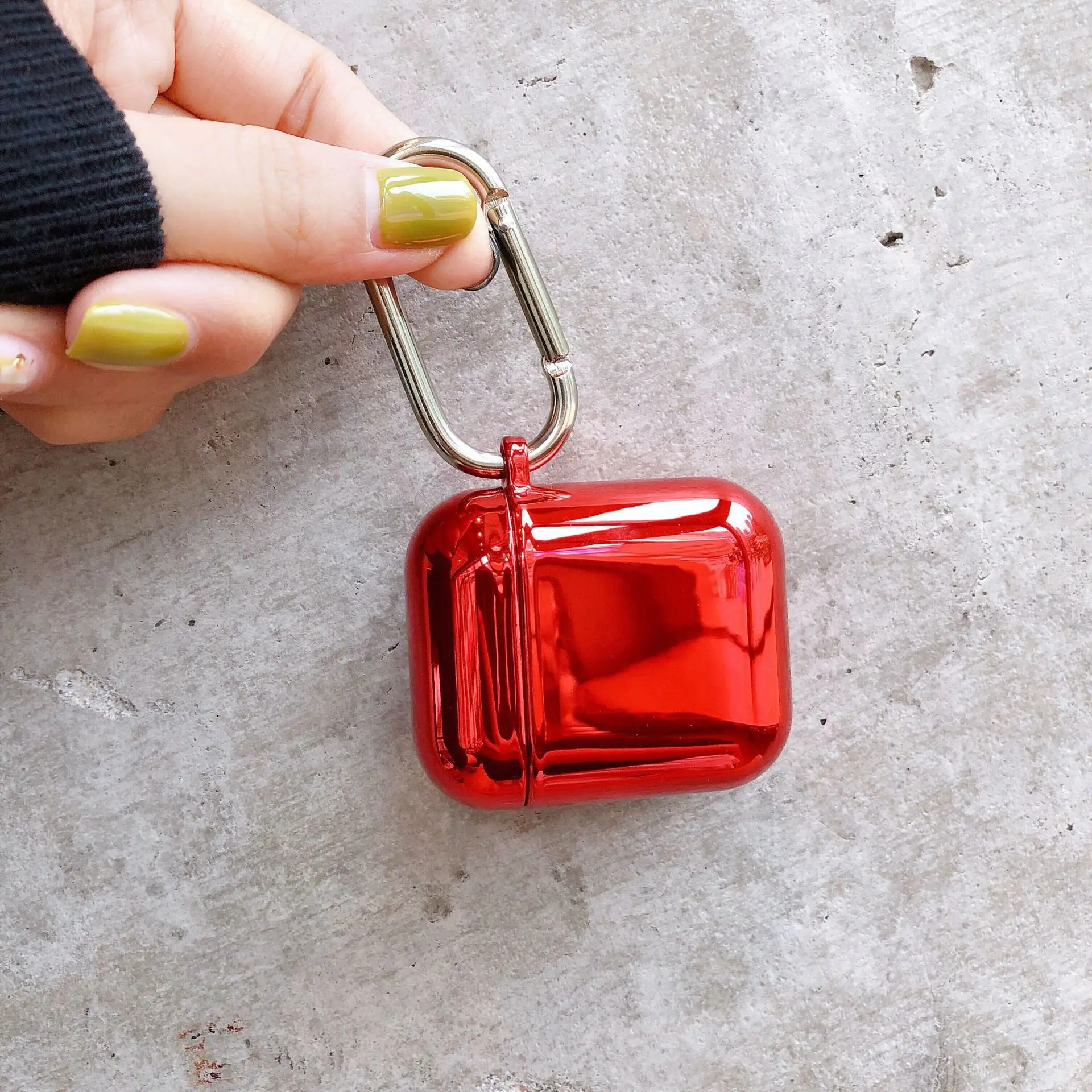 Горячая Новинка для Apple Airpods Bluetooth чехол наушников зеркальный ПК Airpod2 беспроводная