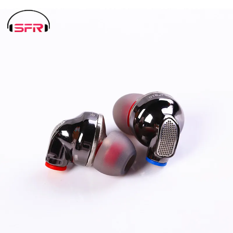 Наушники вкладыши seper DT6 PRO 1DD + 2BA гибридные Hi Fi наушники для диджея бега занятий