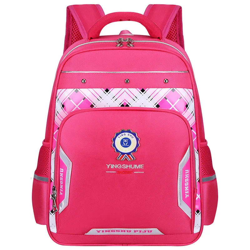 2023 Waterproof children school bags For Boys Girls dark blue kids School Backpacks Reflective strip design Mochila Infantil