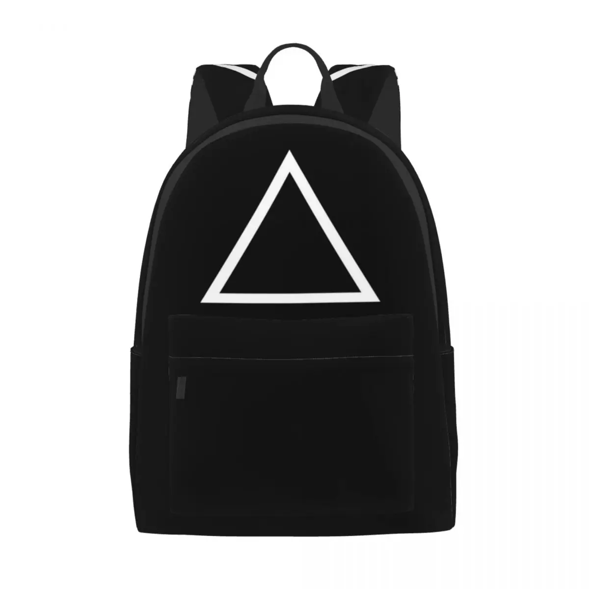 

korean drama 001 Backpack Team Squads 067 Game Mask Triangle Backpack Trending Bag Man Woman Schoolbag