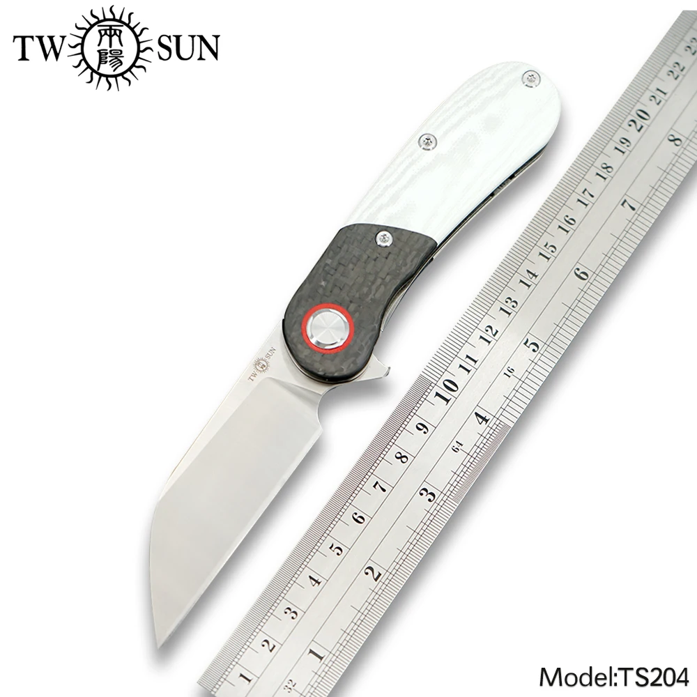 Складной карманный нож TwoSun S90V тактический охотничий для кемпинга инструмент