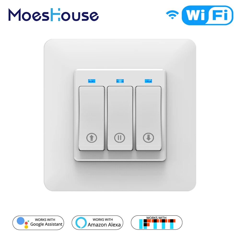 Смарт штора Tuya с Wi Fi пульт дистанционного управления приложением Smart Life