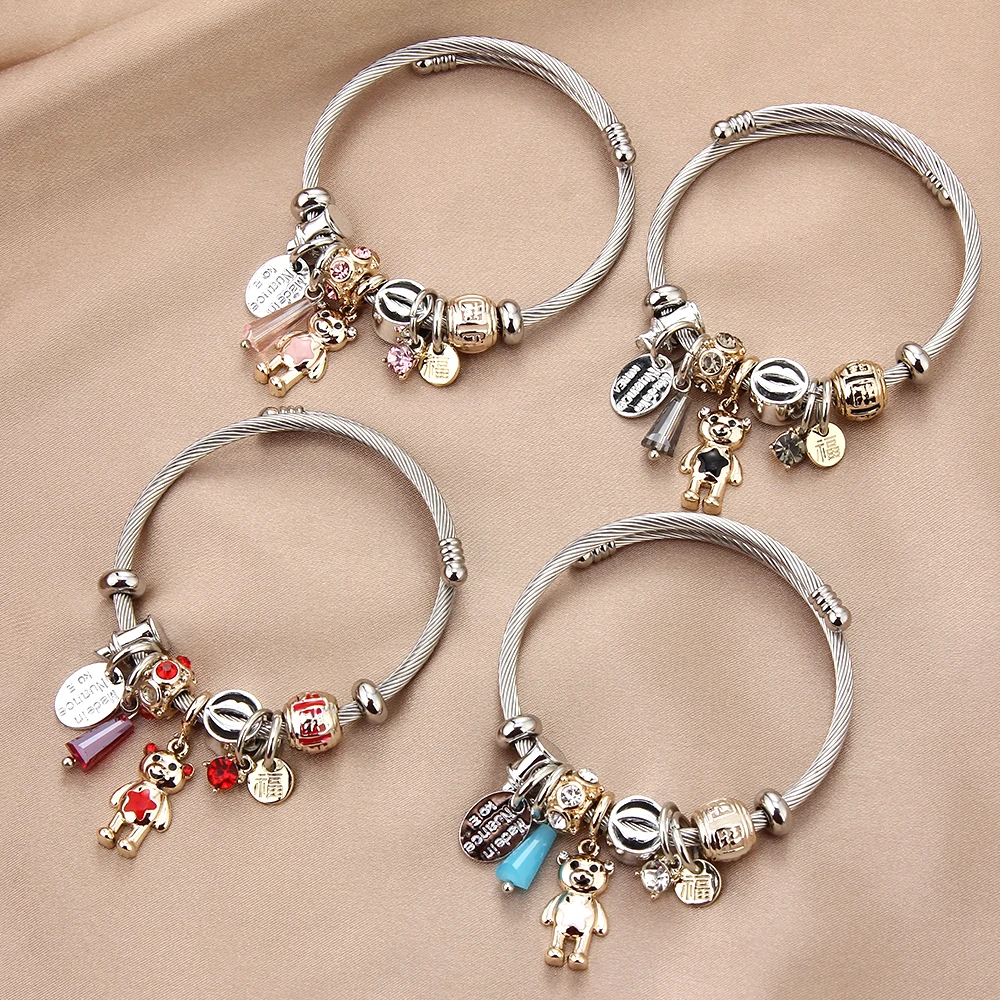 Пчелы Пандоре обаятельные браслеты для женщин и девушек с украшением в виде