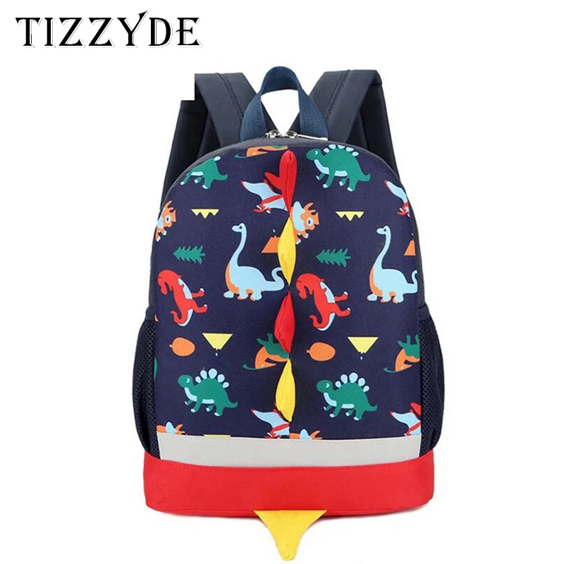 

2019 New Brand Boys Girls Kids Dinosaur Pattern Animals Backpack Toddler School Bags High Quality Oxford Children Bag MAQ282