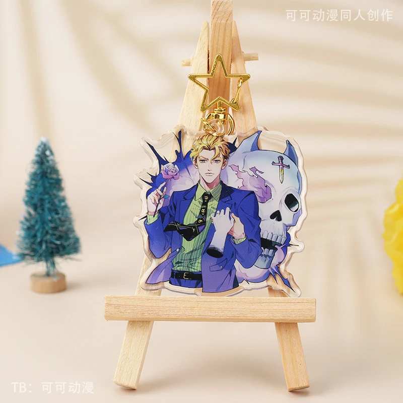 Брелок для ключей из аниме Невероятные приключения Джоджо брелок акрила с