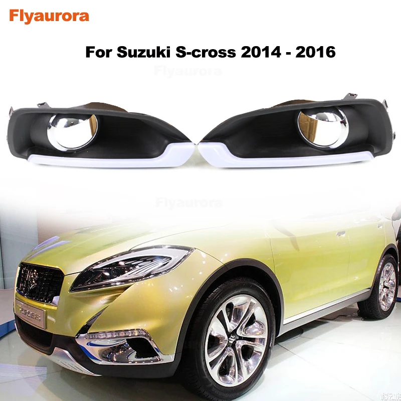 Светодиодный дневной светильник для Suzuki Swift 2014 2019 Vitara 2015 2016 baleno 2018 19 DZIRE 2017 18 DRL